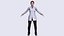 Female Teacher  Doctor 3D Model Rigged