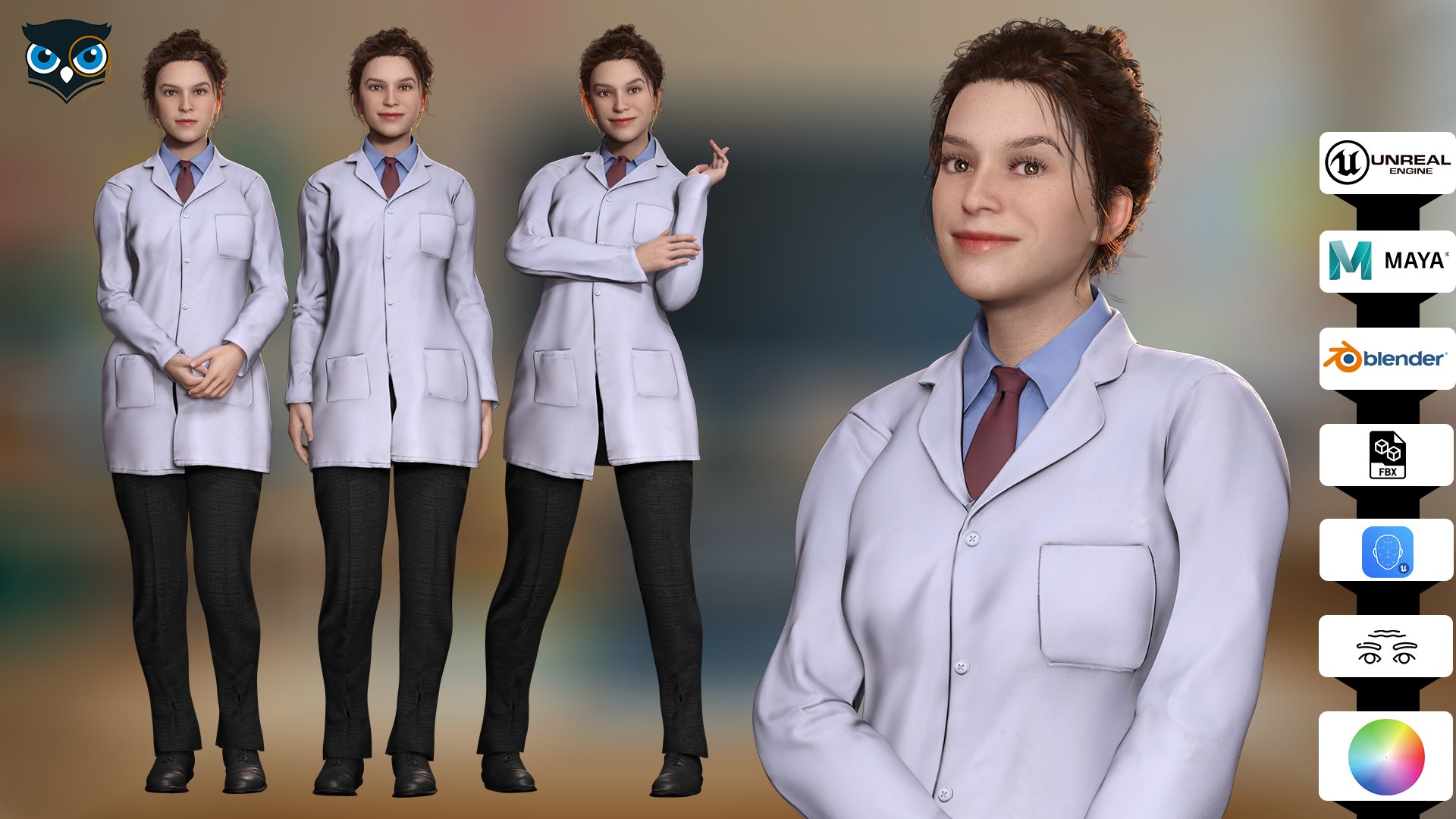 3D Female Teacher  Doctor 3D Model Rigged https://p.turbosquid.com/ts-thumb/8c/nq76FT/pH/arttemp/png/1740404468/1920x1080/fit_q87/8b96ca031455f746362002f3843a8244dff18879/arttemp.jpg