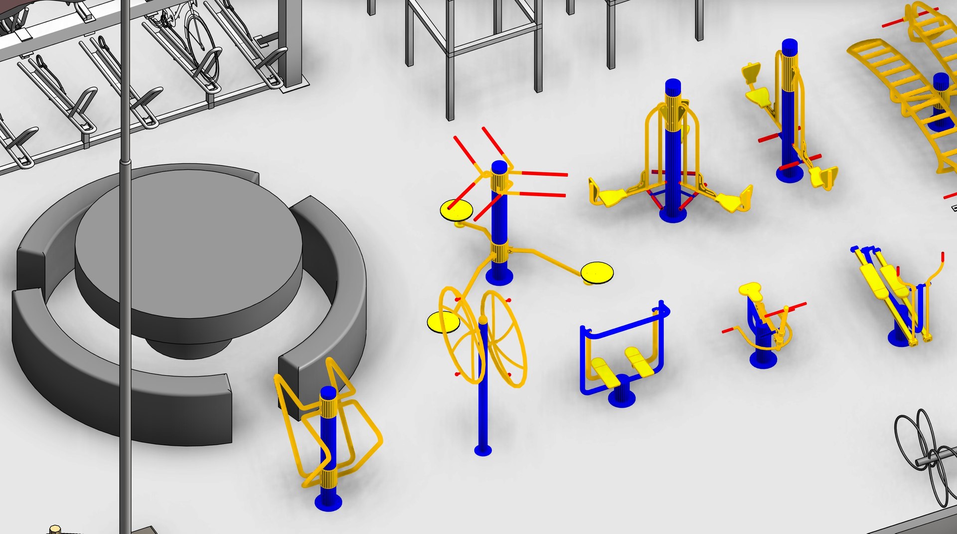 Park Revit Family Parameter 3D Model - TurboSquid 2301922