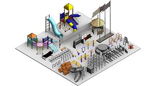 Park Revit Family Parameter 3D model