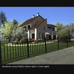 Modern country house (untextured)