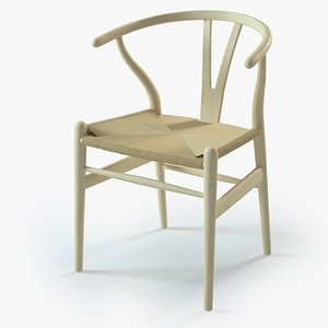 3d wishbone chair model