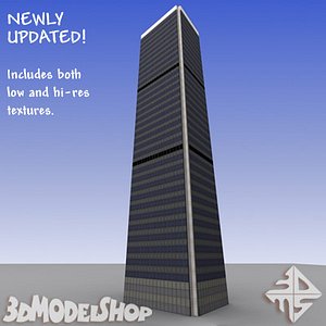 realtime skyscrapers buildings 3ds