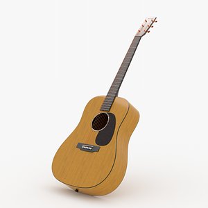 Acoustic Guitar 3D model