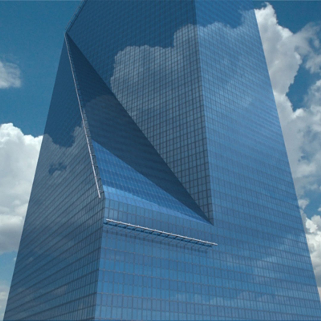 Fountain Place Dallas Skyscraper 3d Model