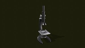 3D model Microscope V01