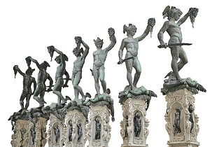 Perseus with the head of Medusa 3D model