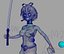 Crazy Girl Manga Style