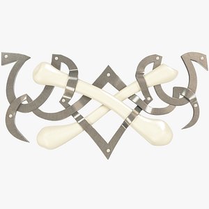 3D model metal pattern