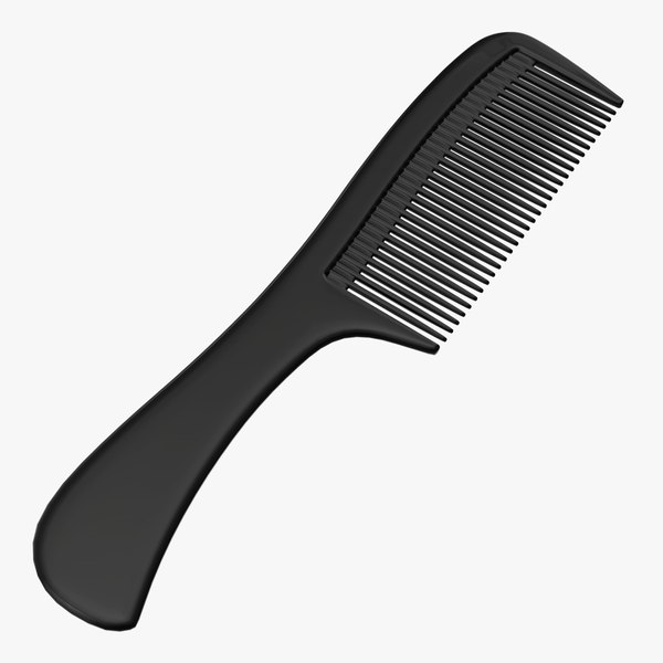 hair comb wide 3D model