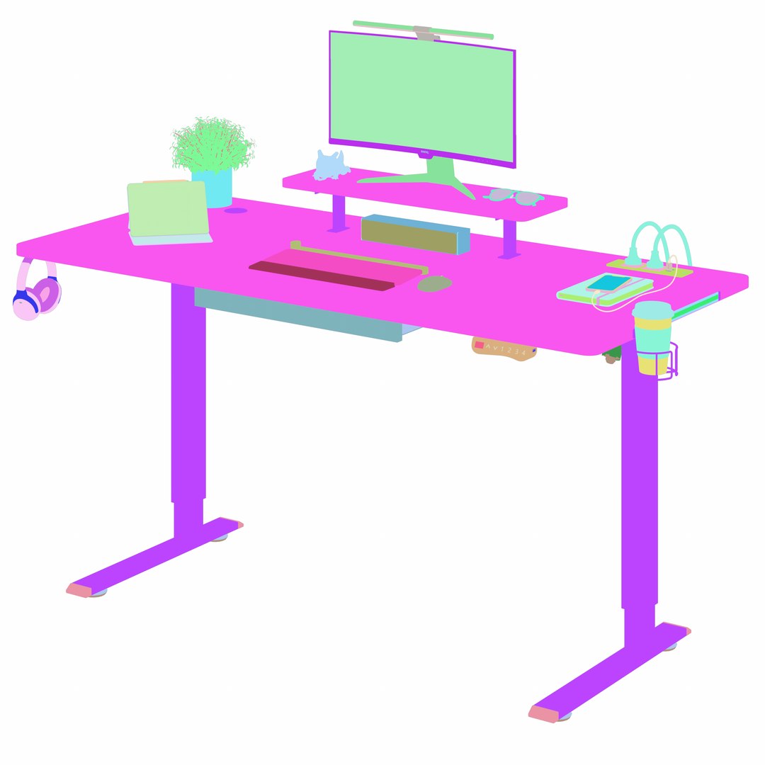 Modern Sit-Stand Gaming Desk with Monitor Riser Electric Height Adjustable Computer Table 3D model https://p.turbosquid.com/ts-thumb/8d/142Xjz/sU/9/png/1791792646/1920x1080/fit_q87/00ae75298fca0177667f6ce35a732d4a48644805/9.jpg