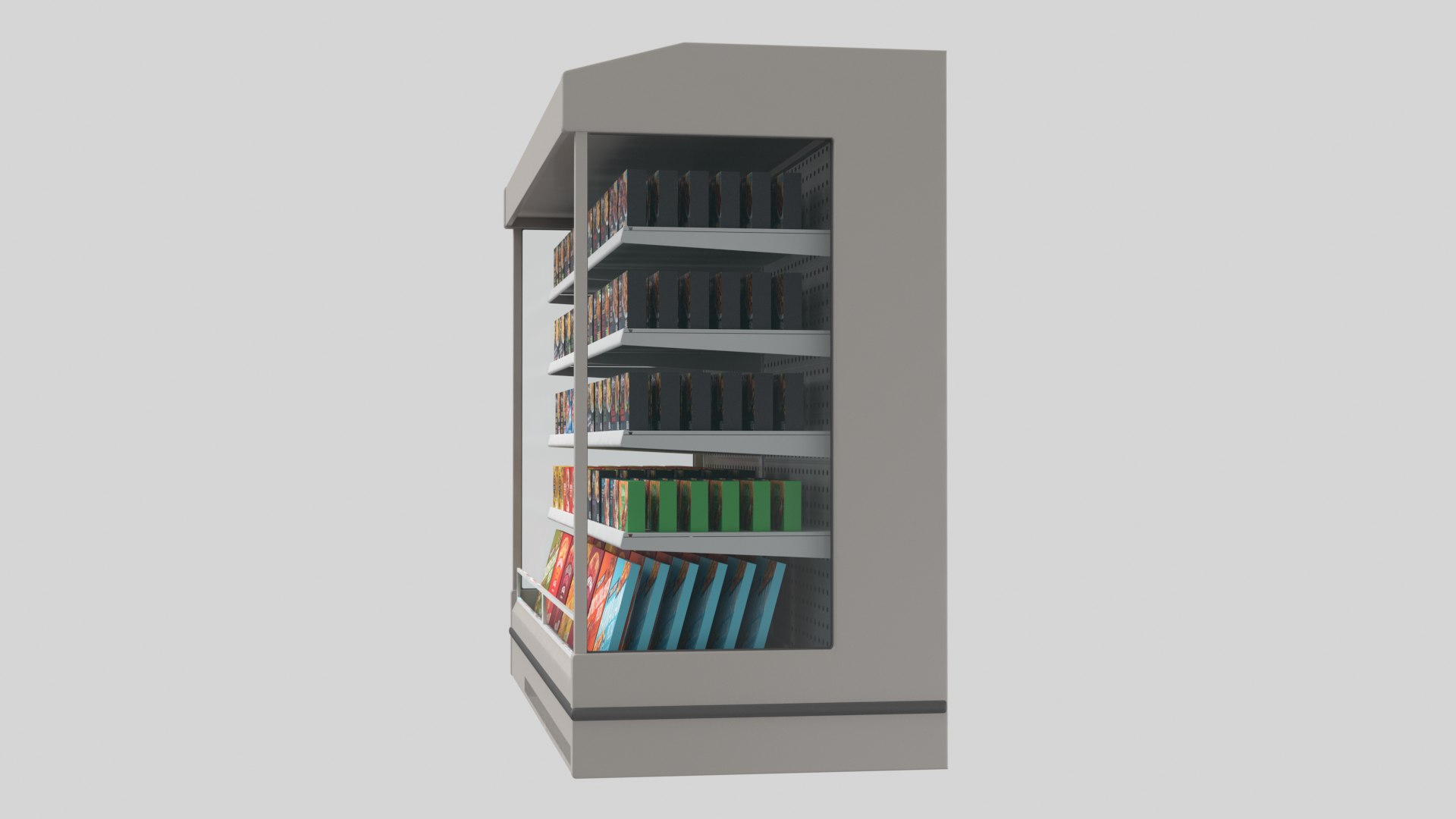 3D Model Supermarket Ready Meals Display - TurboSquid 2032519