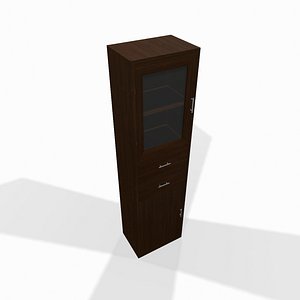 Narrow wooden shelf