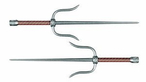 3D Sai - ninja weapon