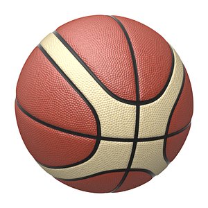 Basketball with two colors
