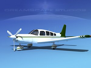 3d propeller piper cherokee 260 model