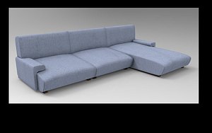 corner sofa 3D model