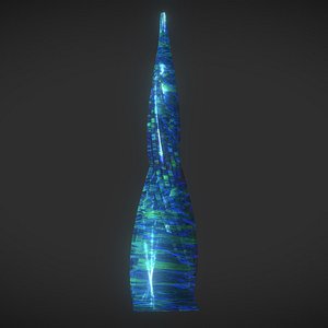 3D pbr building architectural model