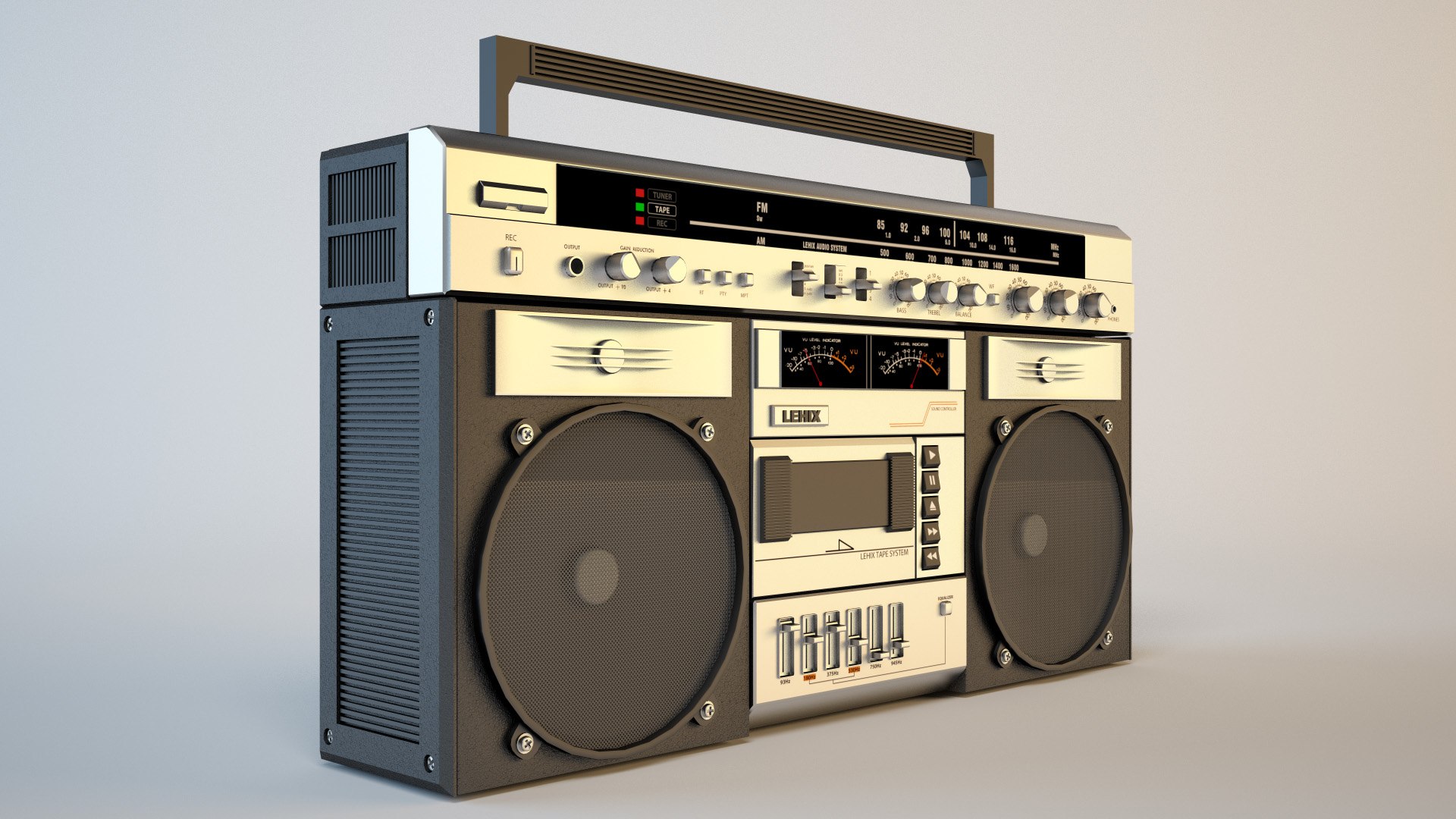 Modello 3D Boombox - TurboSquid 688706