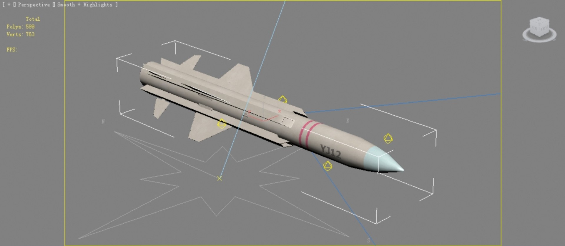 3D Chinese Anti Ship Cruise Missile Yj12 Model - TurboSquid 1887744