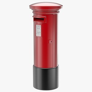 3d Model Post Box 1