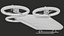 Flying Taxi Airbus Rigged PBR model