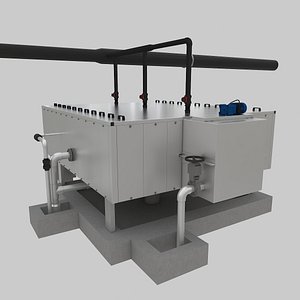 3D model Belt Sludge Thickener