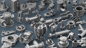 Hard Surface Industrial Kitbash Volume 2