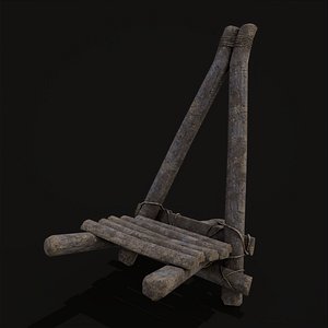 3D Primitive Lean Too Log Chair