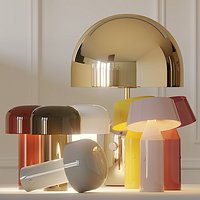 Bellhop, Bicoca and Bell Table Lamps in Several Colors