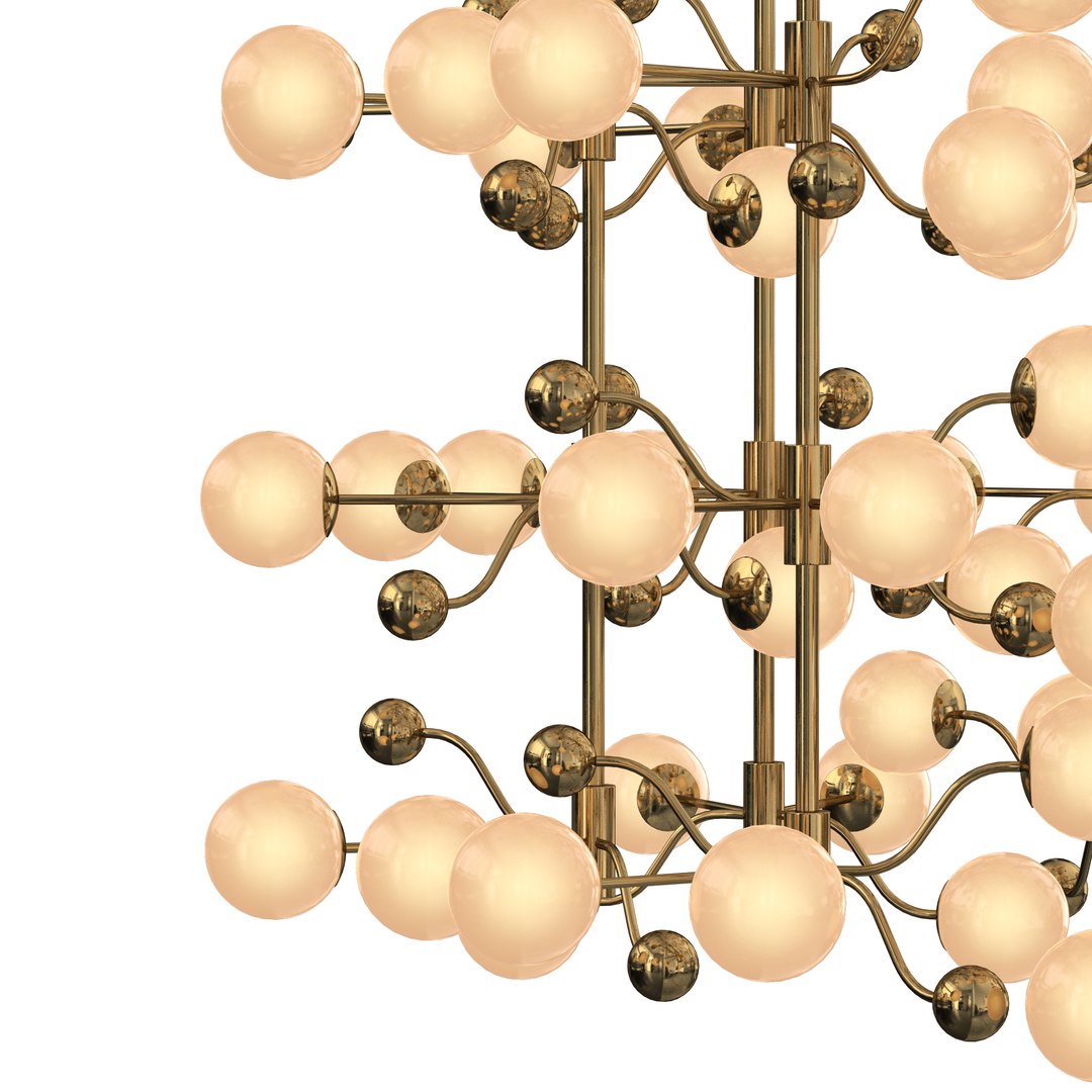 Lobby Chandelier12 3D Model - TurboSquid 2152316