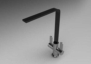 kitchen faucet 3d obj