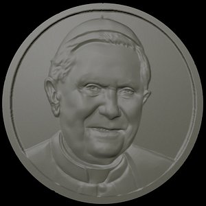xvi ratzinger 3D model