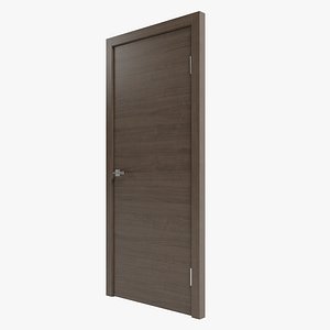 Swing Wooden Door 3D model