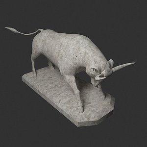 Taurus Zodiac Statue 3D 3D model