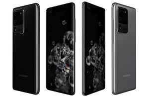 Samsung Galaxy S20 Ultra 5G Low Poly 3D model