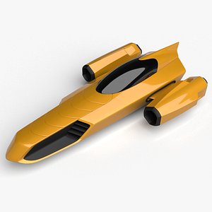 3D Racing Spaceship Polaris