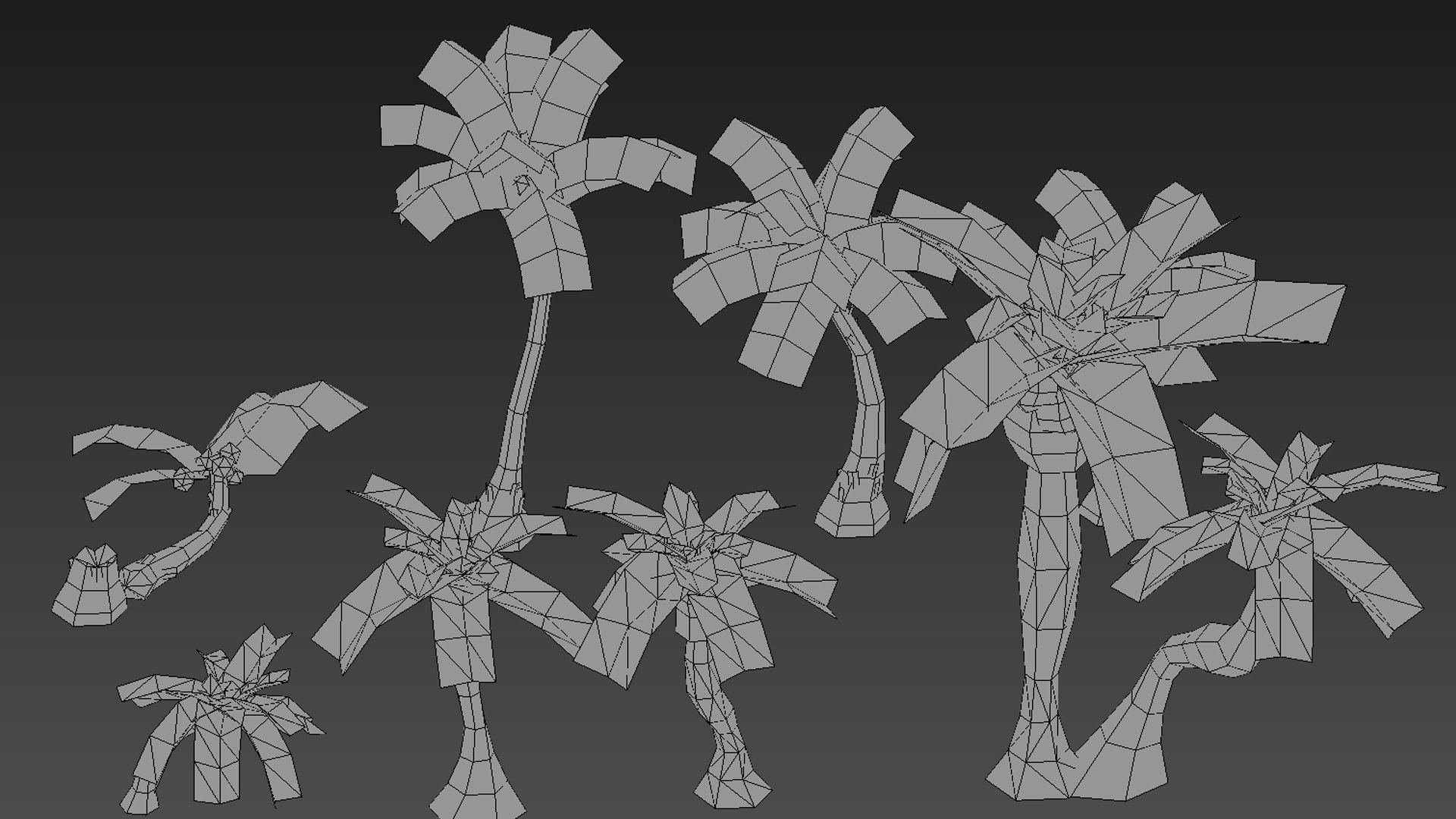 Coconut Tree Model - TurboSquid 1789875