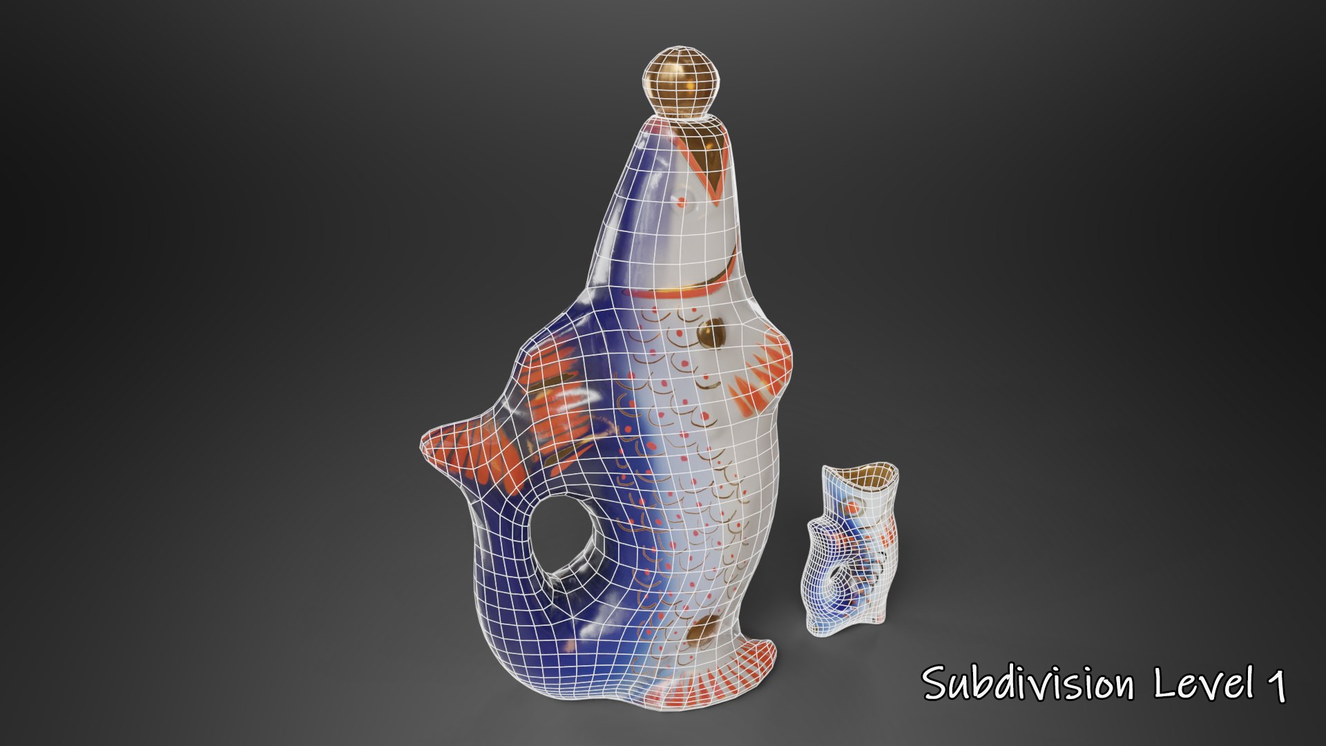 Vintage Fish Decanter 3D model https://p.turbosquid.com/ts-thumb/8d/wjIYpO/8E/wireh/png/1768503836/1920x1080/fit_q87/44ea856212c4cb9e67b4fef9bd608419259b2fa7/wireh.jpg