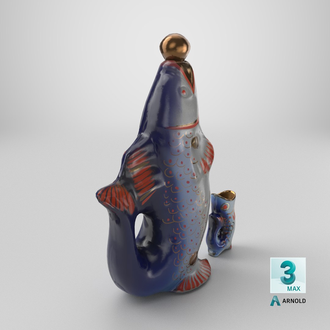 Vintage Fish Decanter 3D model https://p.turbosquid.com/ts-thumb/8d/wjIYpO/Dr/stemcell_max_arnold_render/png/1768518958/1920x1080/fit_q87/c01b441f34a84f42d0c759ea526aa8384c9fa0bf/stemcell_max_arnold_render.jpg