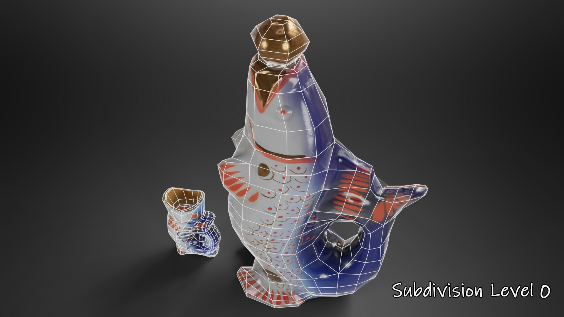 Vintage Fish Decanter 3D model https://p.turbosquid.com/ts-thumb/8d/wjIYpO/GD/wire2l/png/1768503836/1920x1080/fit_q87/c0b1b60e3eed87105f81b2684591d81b641ec5ce/wire2l.jpg