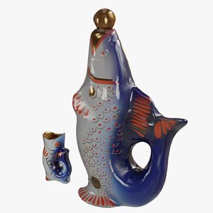 Vintage Fish Decanter