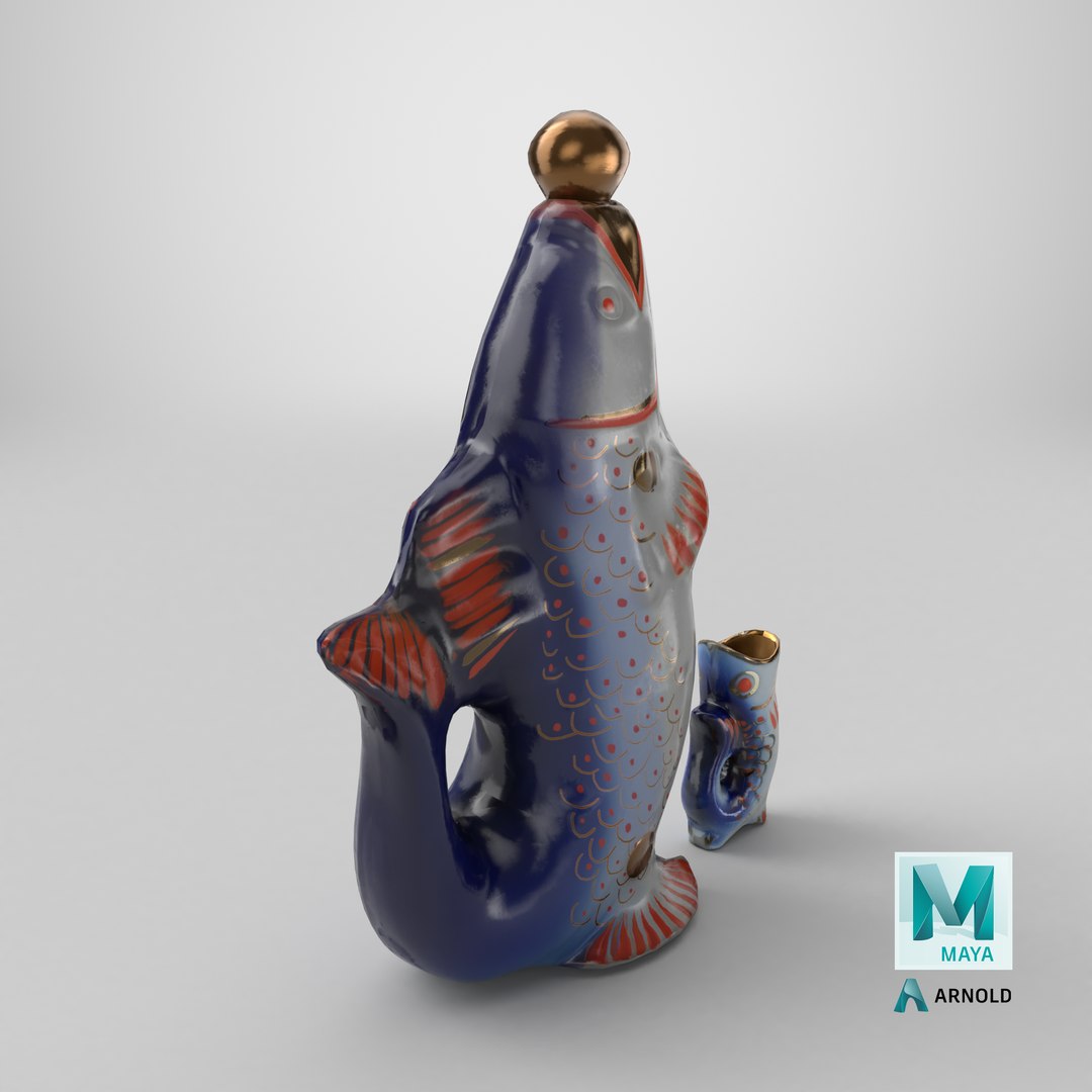 Vintage Fish Decanter 3D model https://p.turbosquid.com/ts-thumb/8d/wjIYpO/s1/stemcell_maya_arnold_render/png/1768518949/1920x1080/fit_q87/1165fe92bc7b8612dd287ac3e72a1933309a88c5/stemcell_maya_arnold_render.jpg