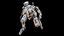 Rigged Sci-Fi Combat Mech Exoskeleton Suit - Desert Skin PBR 3D