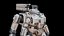 Rigged Sci-Fi Combat Mech Exoskeleton Suit - Desert Skin PBR 3D