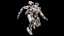 Rigged Sci-Fi Combat Mech Exoskeleton Suit - Desert Skin PBR 3D