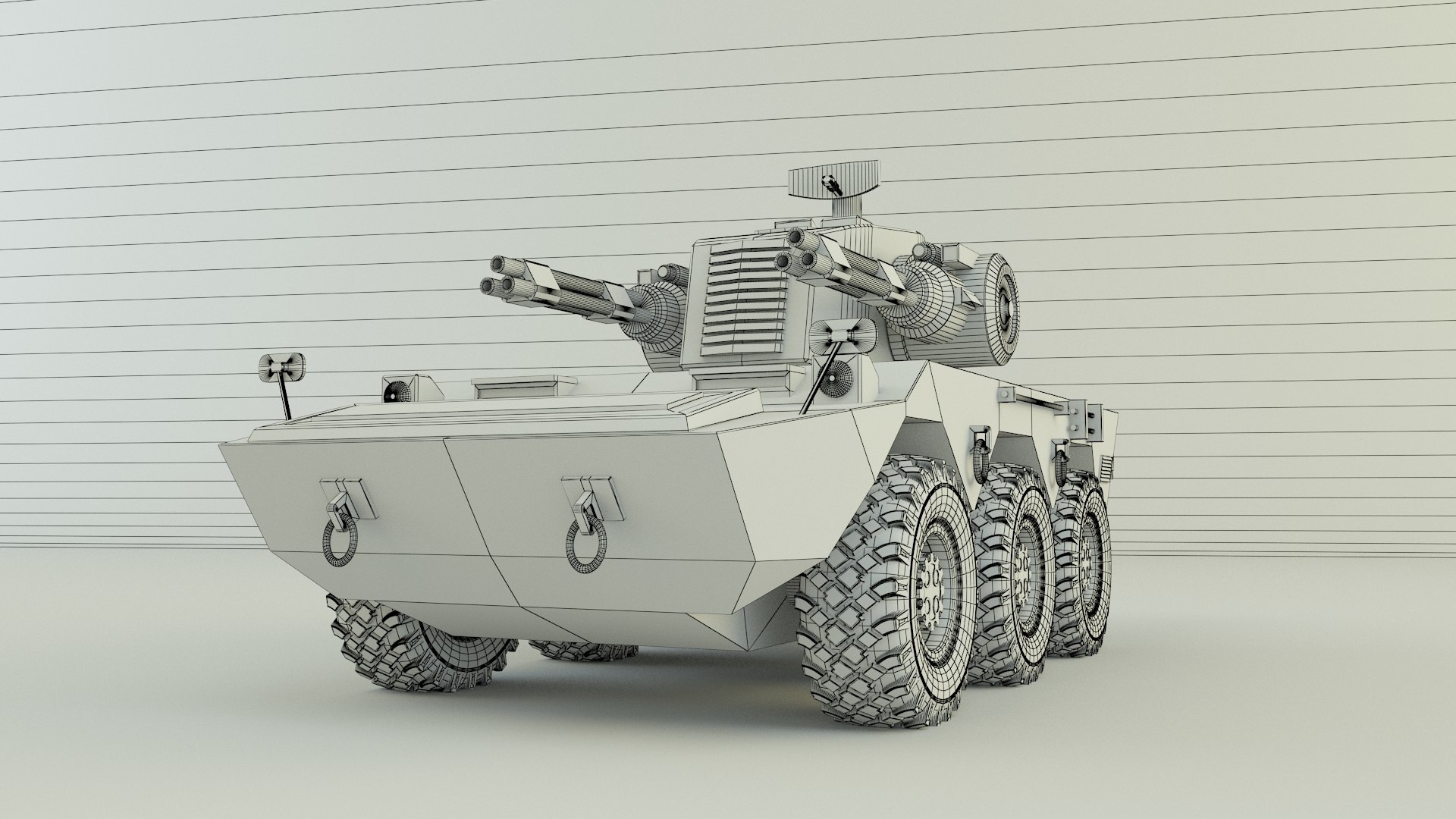 Anti Aircraft Tank 3D Model - TurboSquid 2329448