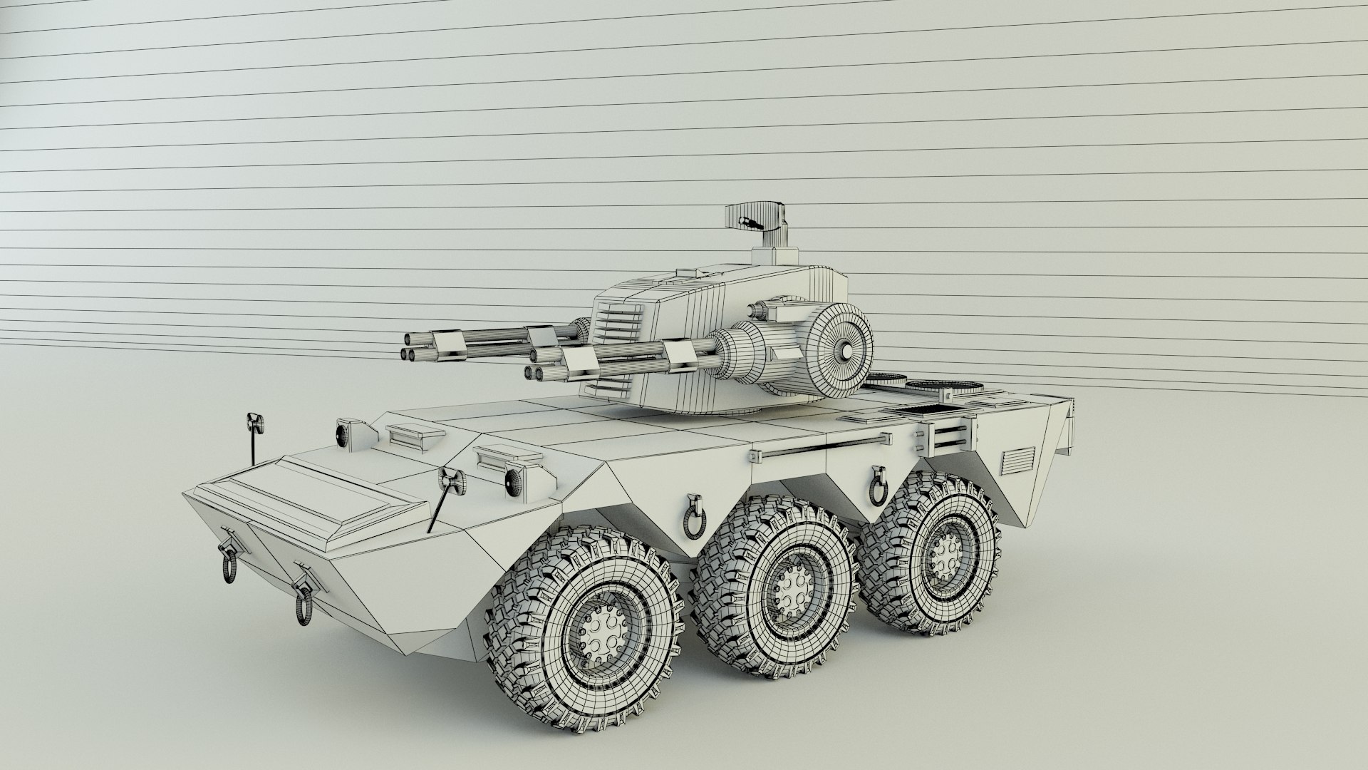Anti Aircraft Tank 3D Model - TurboSquid 2329448