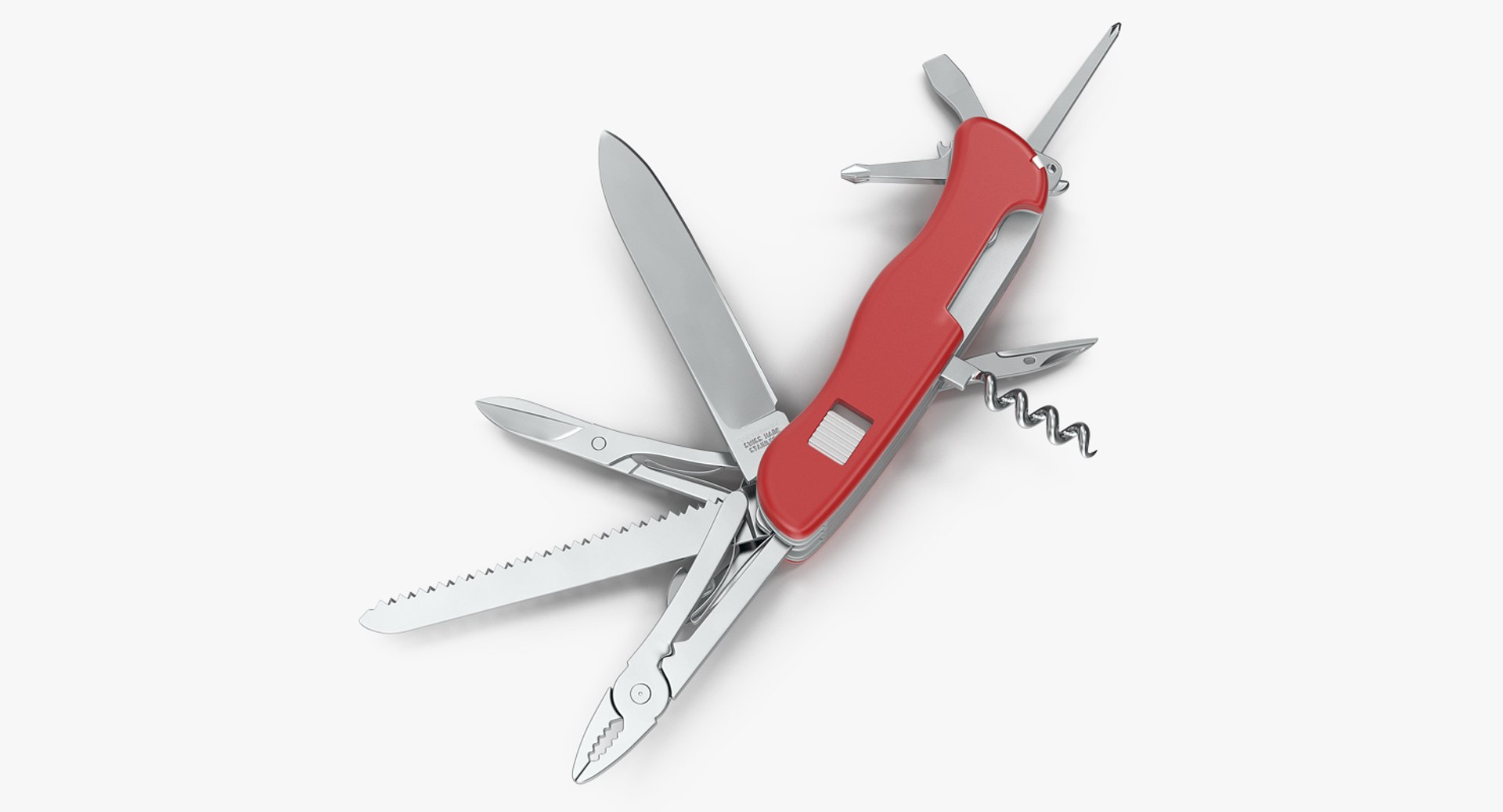 Multipurpose Swiss Knife 3D model preview