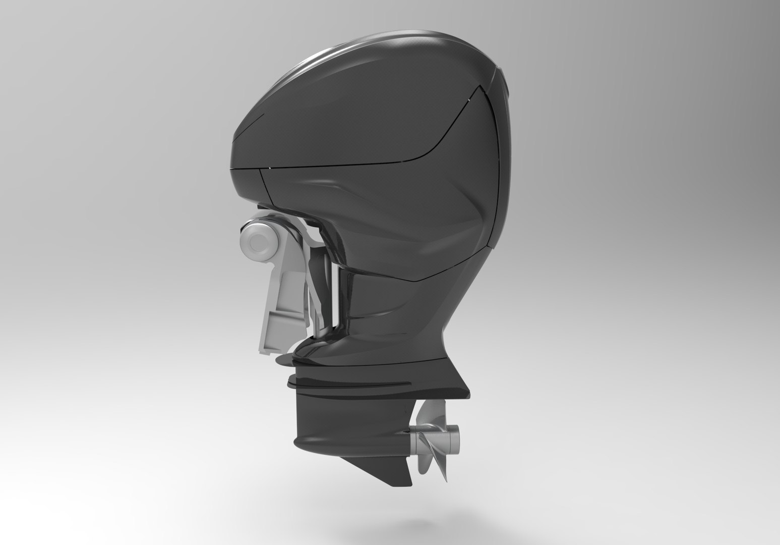 Complated outboard engine 425 hp 3d turbosquid 1871110